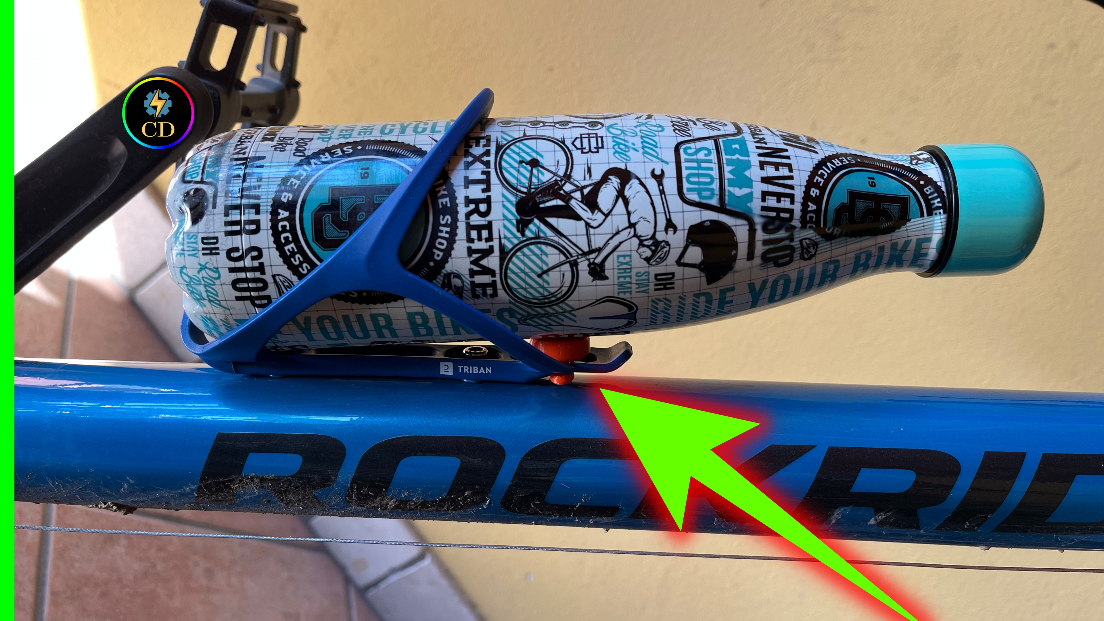 Gommino anti vibrazione porta borraccia Decathlon Tribe