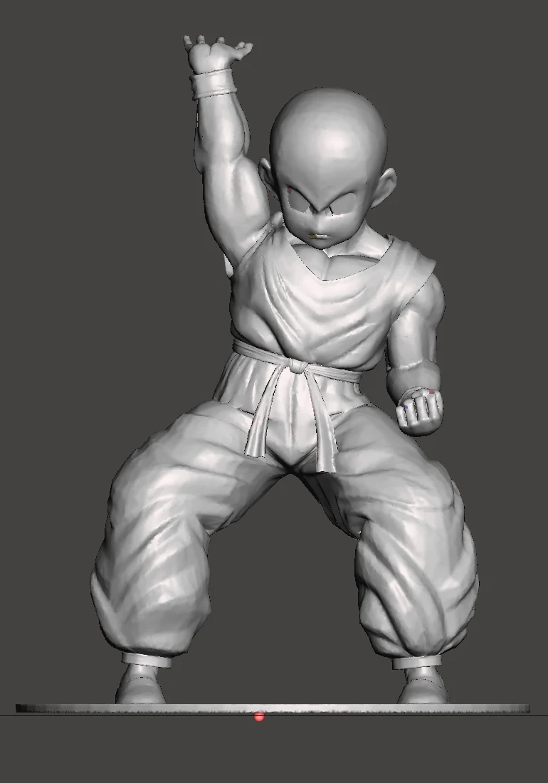 DBZ Krillin With Base Hi-Res