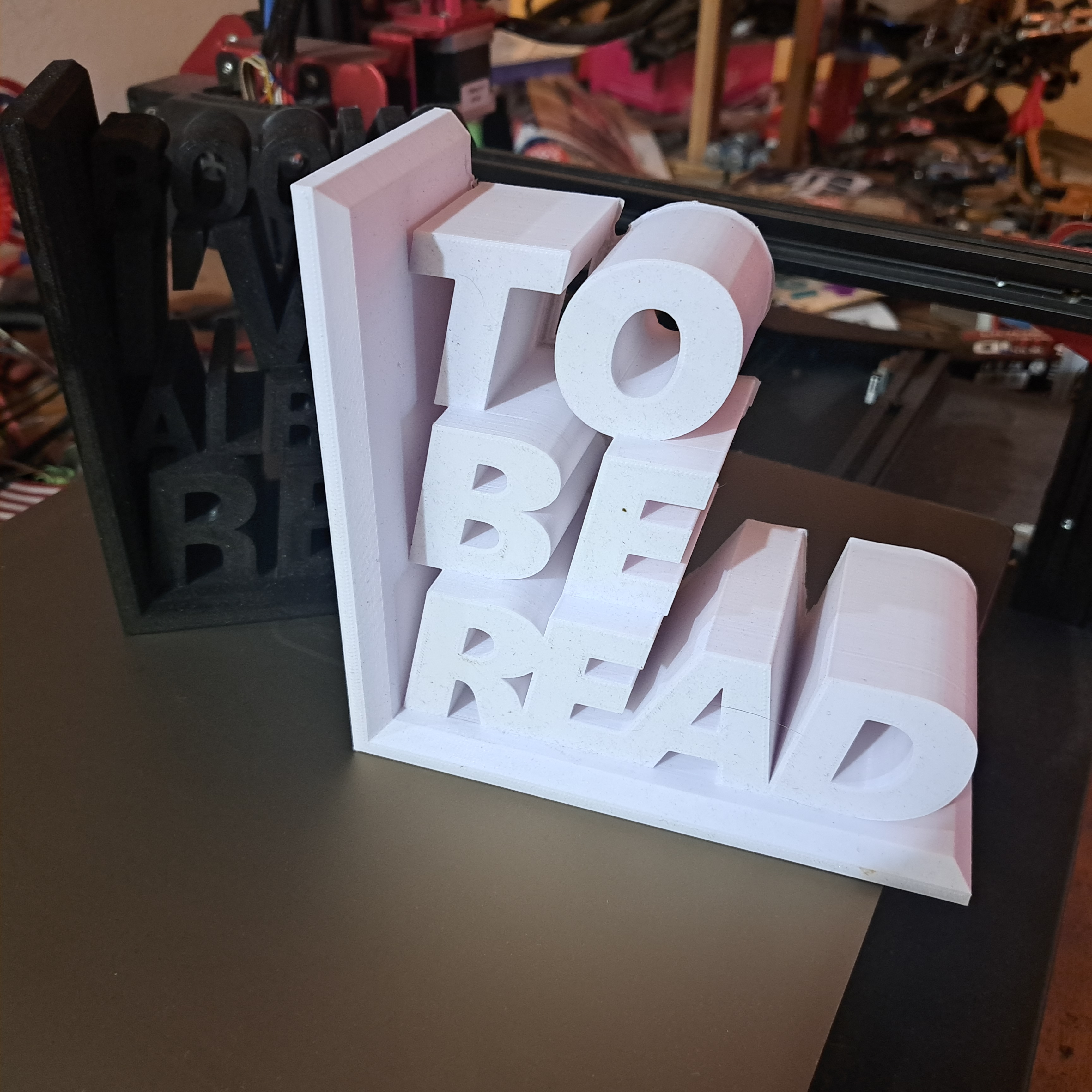 To Be Read Bookend