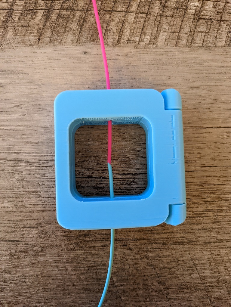 Filament Welding/Splicing Fixture (print-in-place, fully assembled)
