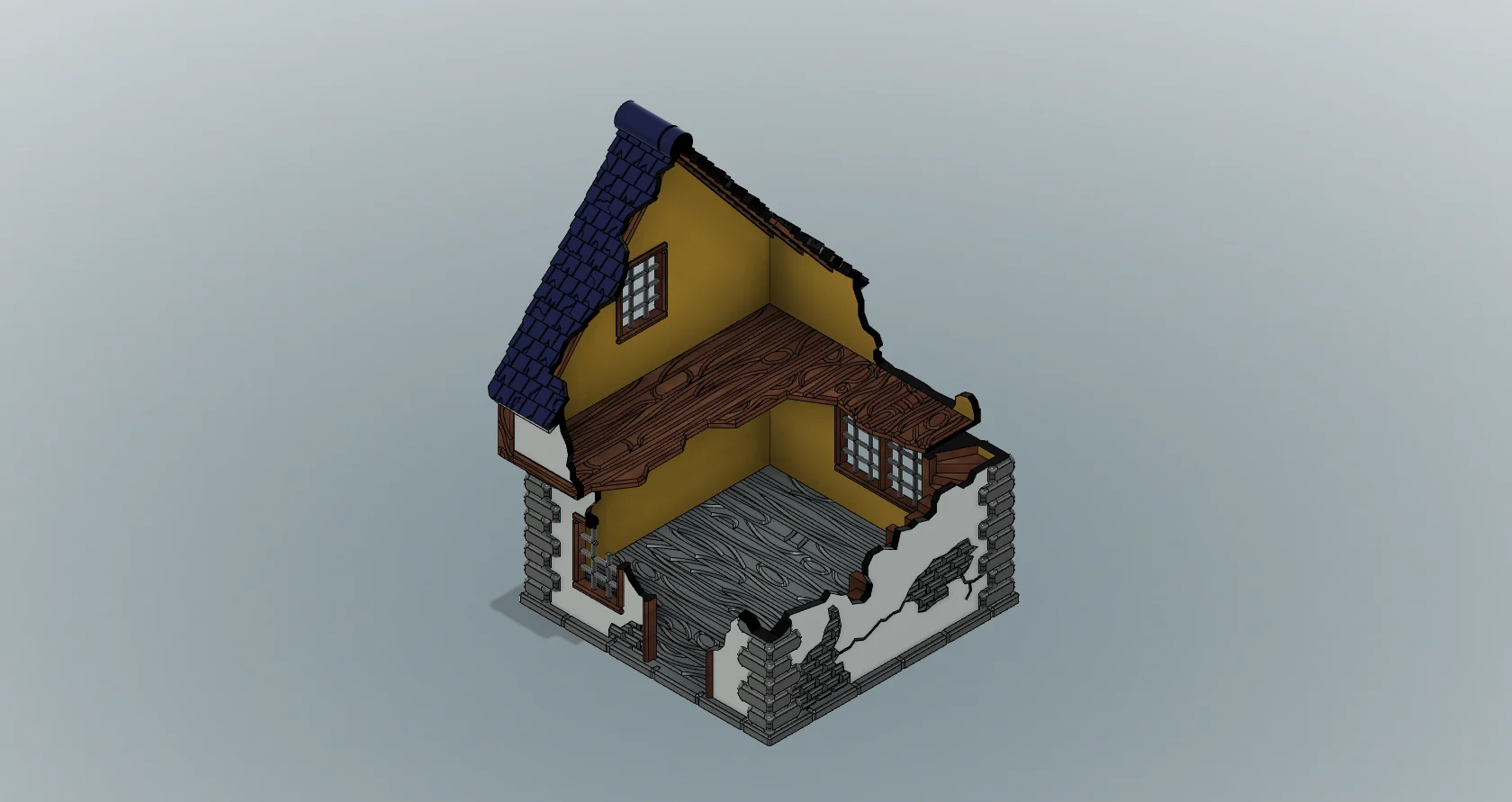 HenryWhiteBuilding - Mordheim, Frostgrave, War-game terrain 28mm