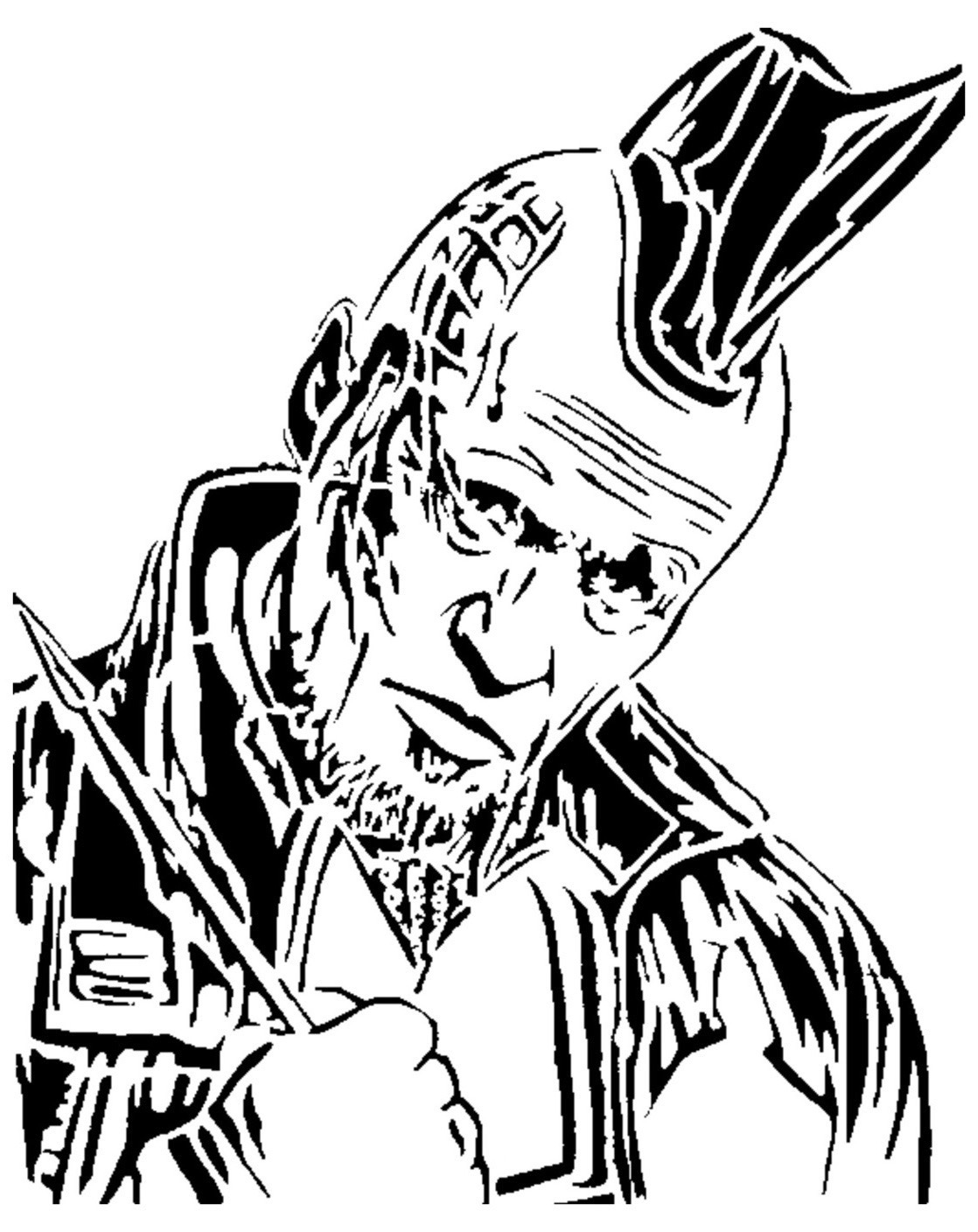 Yondu Udonta stencil