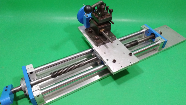 DIY Mini Lathe None Spindle Chuck Homemade XY Linear Rail Aluminium