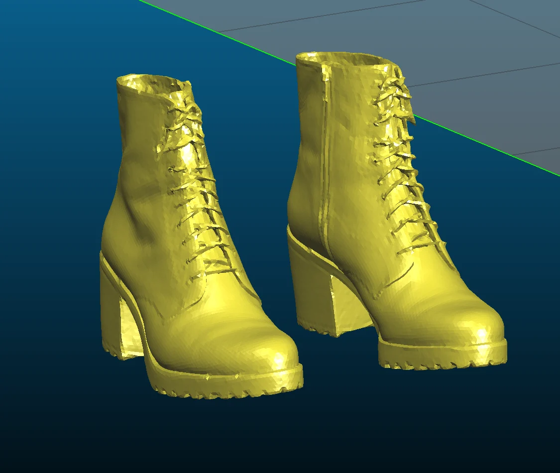 Leather boots / women stiletto shoes - 3D scan - Remix