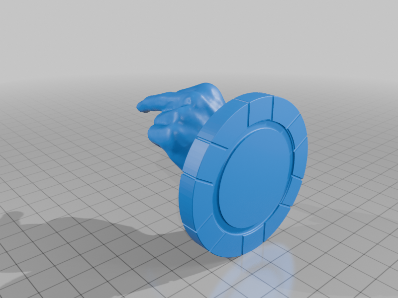 Poker Chip Middle Finger