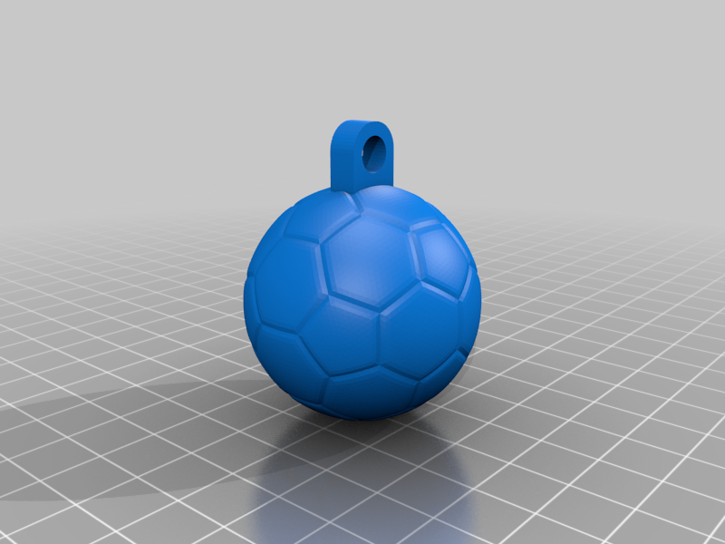 Football keychain