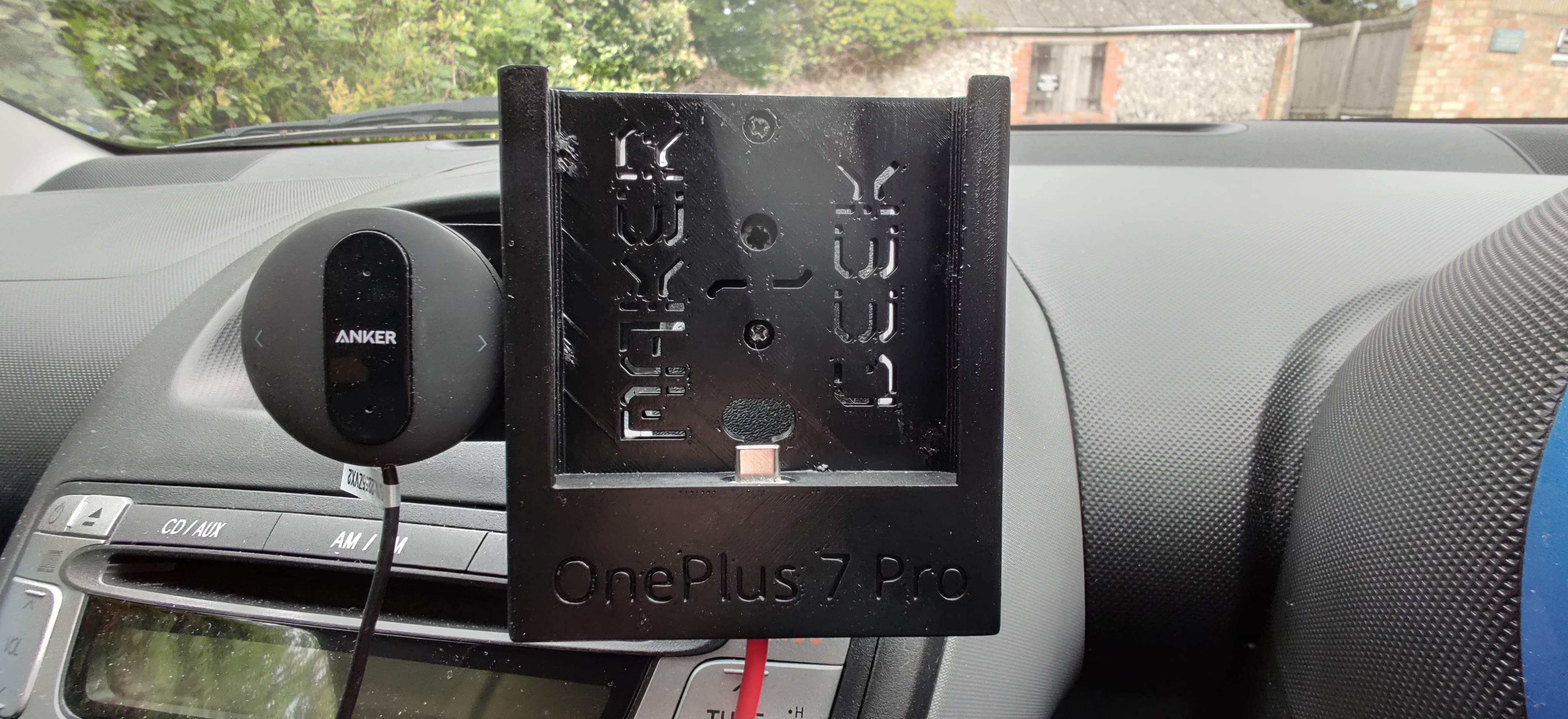 OnePlus 7 Pro car holder for brodit mount