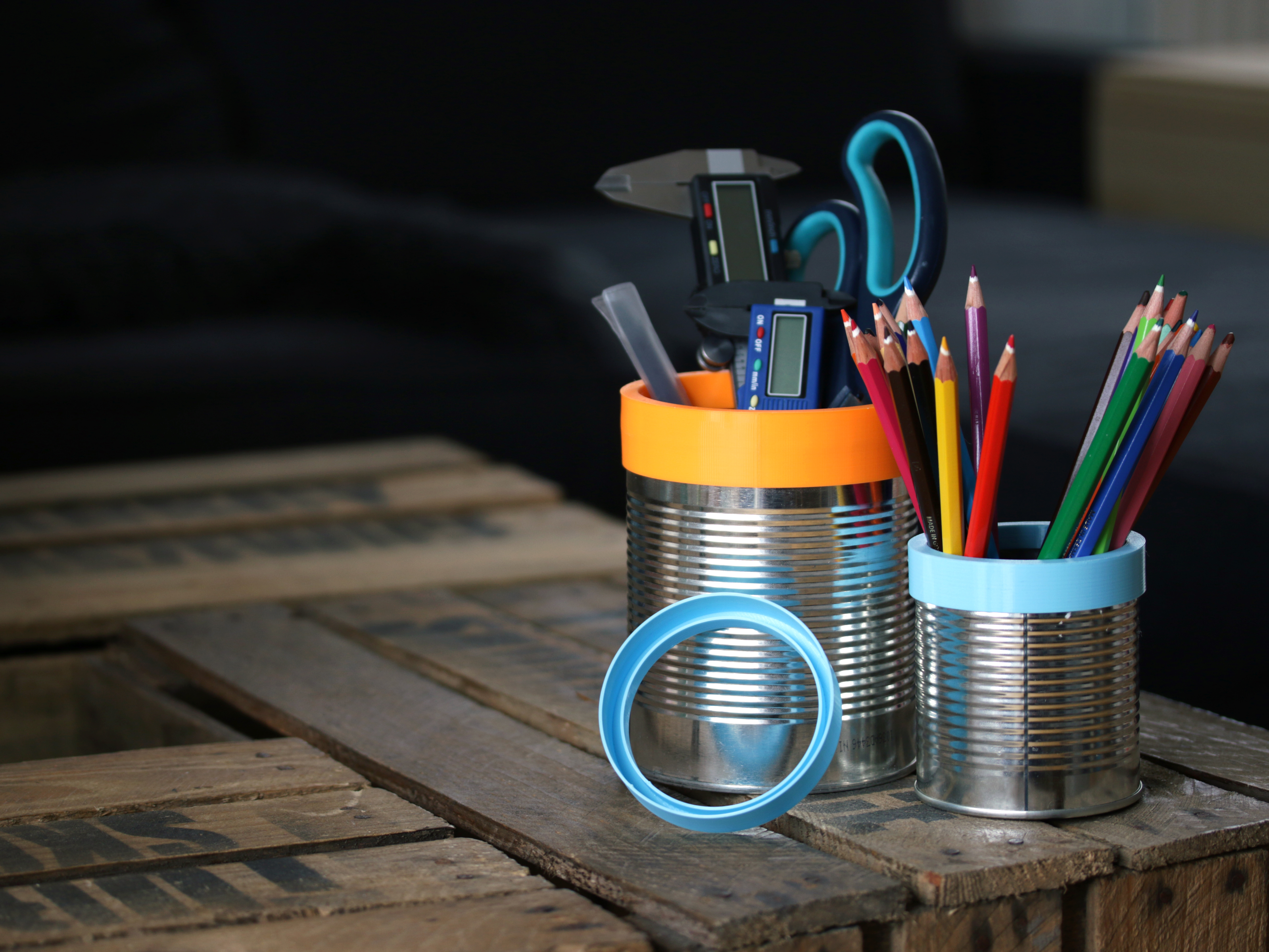 Customizable Can Cover - Save the Waste