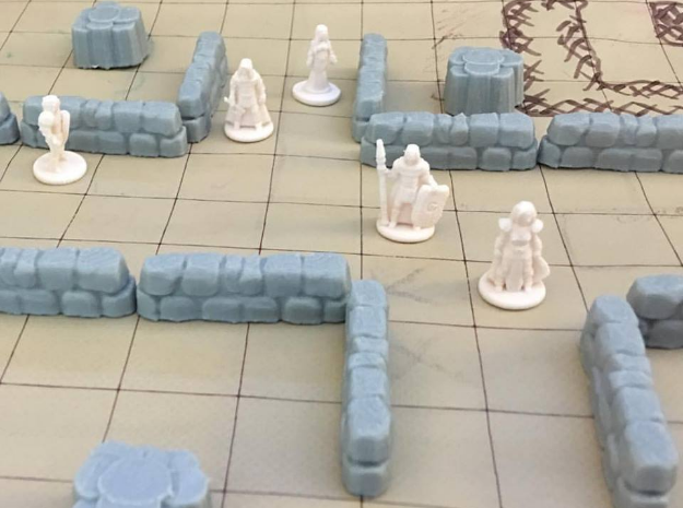 Low Stone Walls (18mm scale)