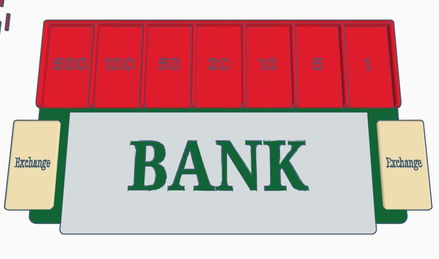 Monopoly Bank Organiser