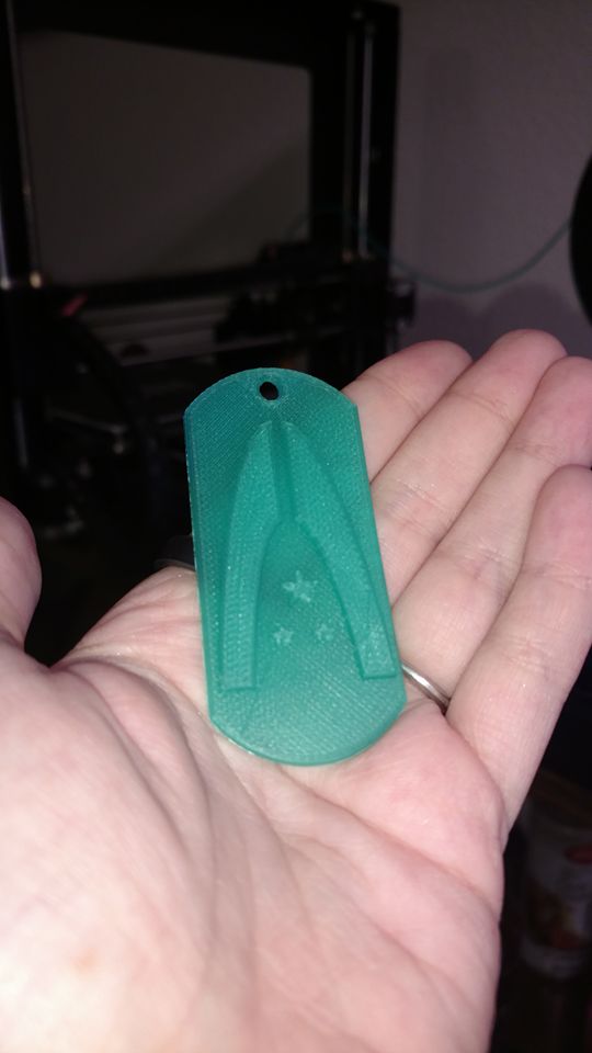Mass Effect Alliance dog tag