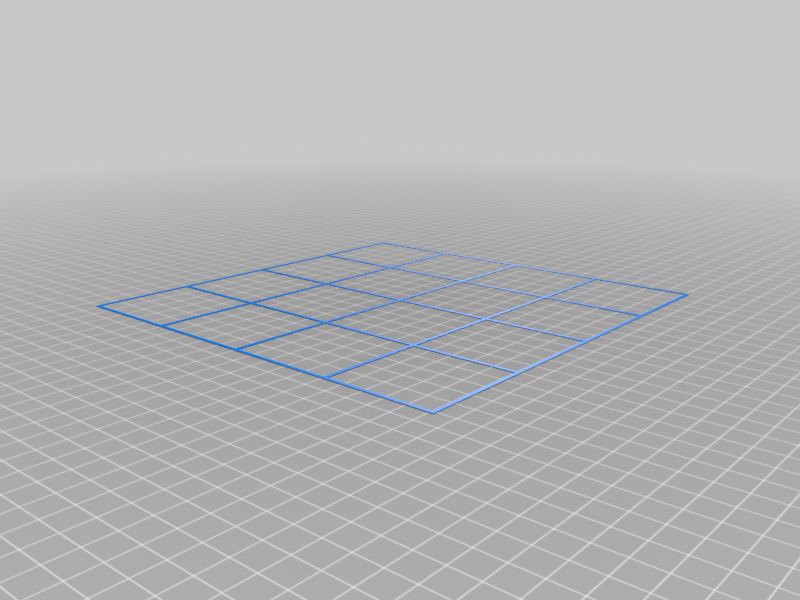 AI3M Mesh Leveling Test 5x5 (Size: 200x200)