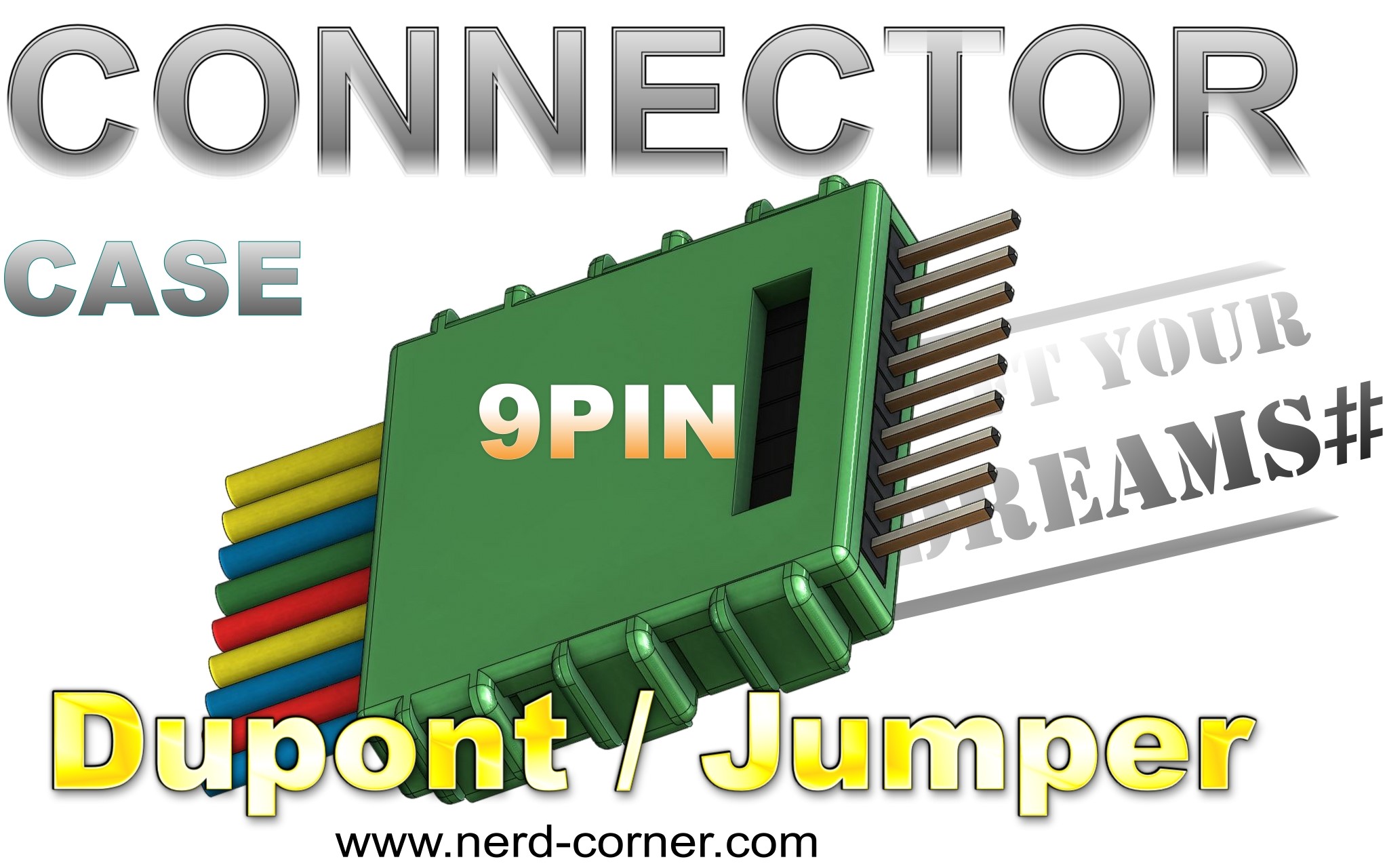 CONNECTOR housing 9Pin Dupont / Jumper-Cable