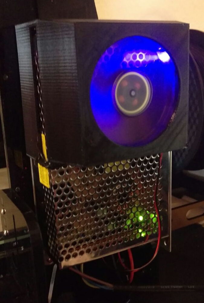 Anet A8 - Power supply fan mount - 80MM fan