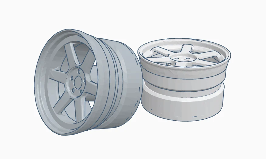 Lego Speed Champions TE37 / TE37V rims