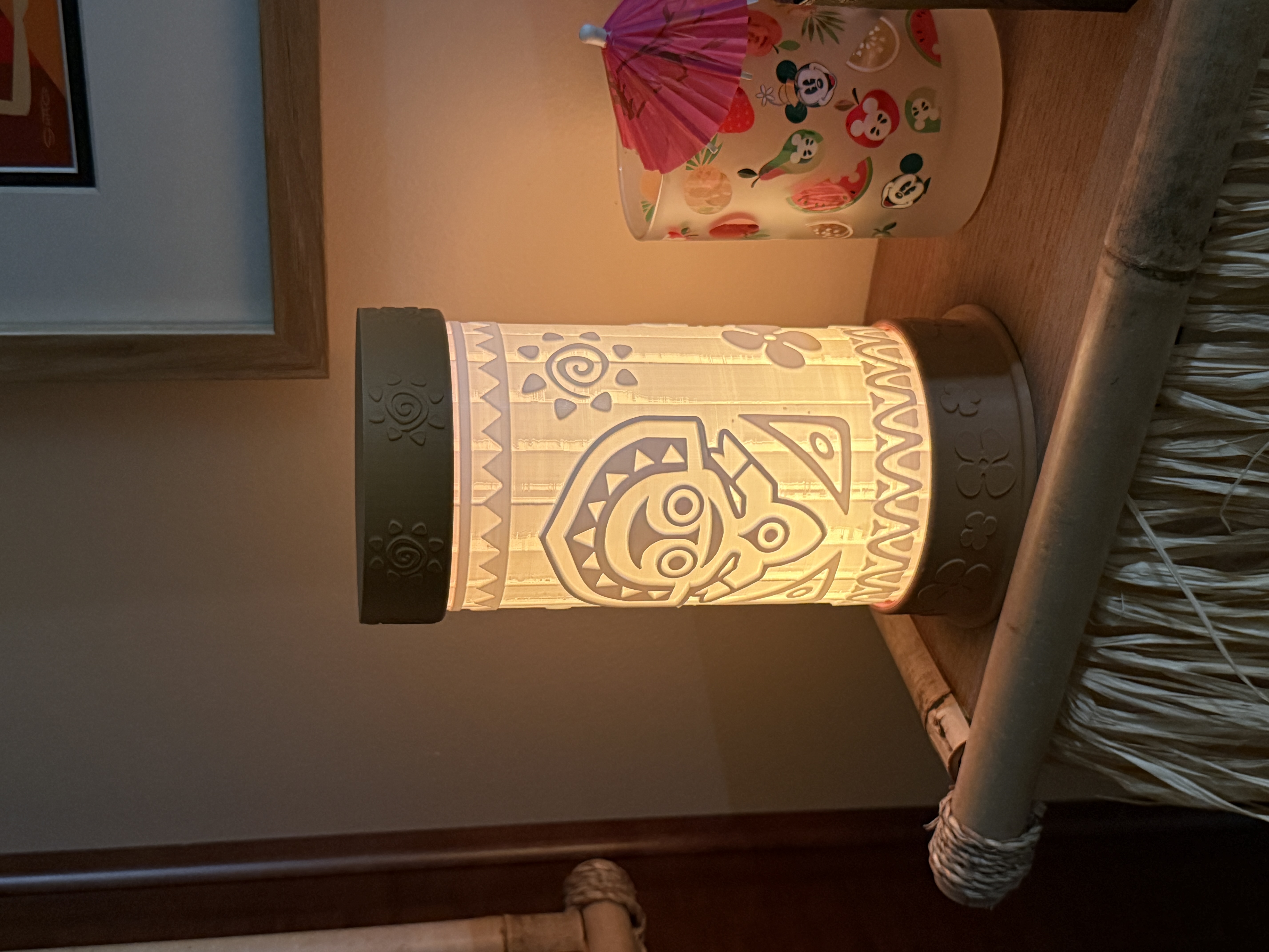 Polynesian Themed Tiki Lantern