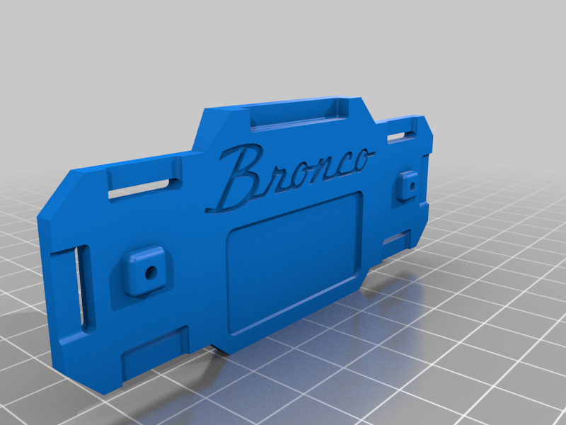 TRX4 Ford Bronco 2021 Spare tire mount system