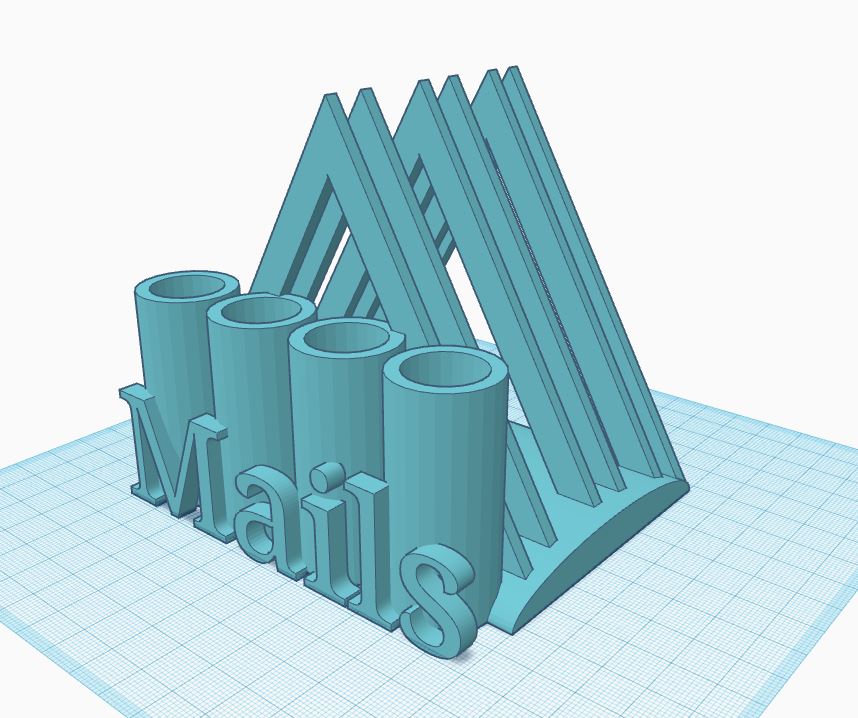 Mails / Letter and Pencil Holder