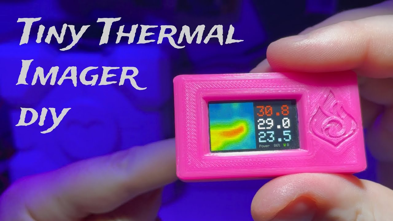 Pocket Thermal Visor ESP32 AMG8833/MLX90640ESF-BAA