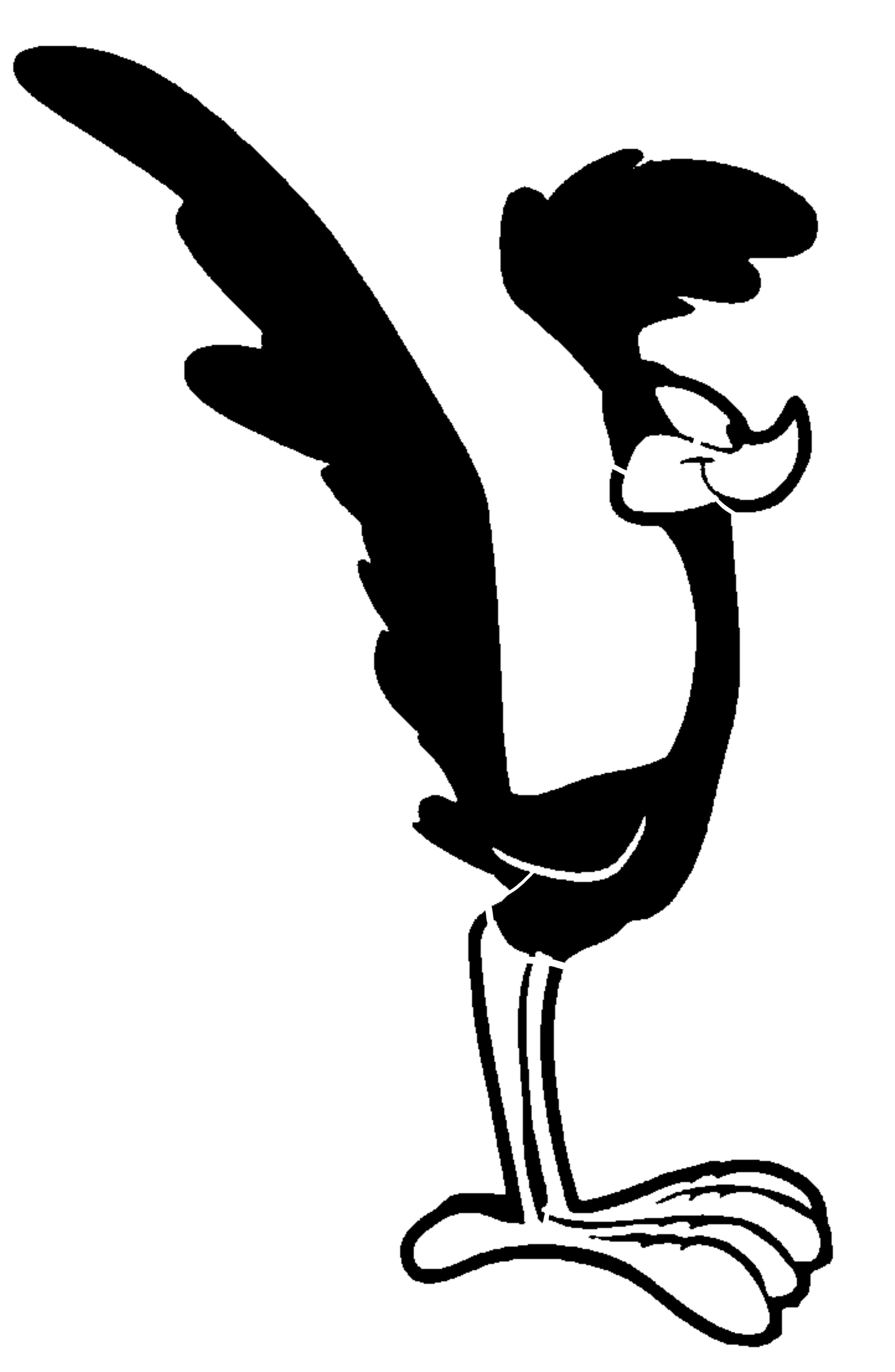 Road Runner stencil