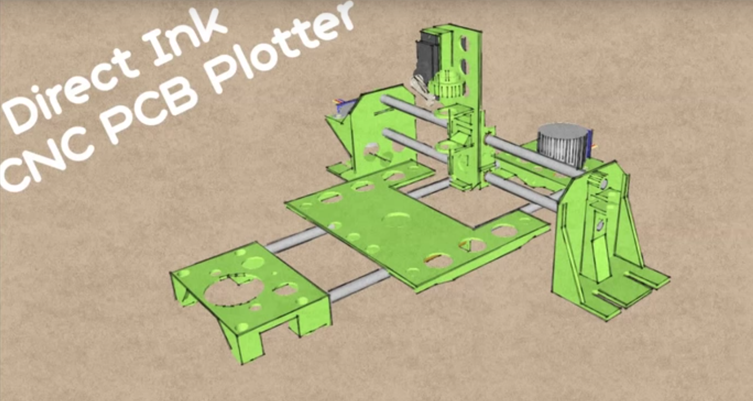 Direct Ink PCB Plotter