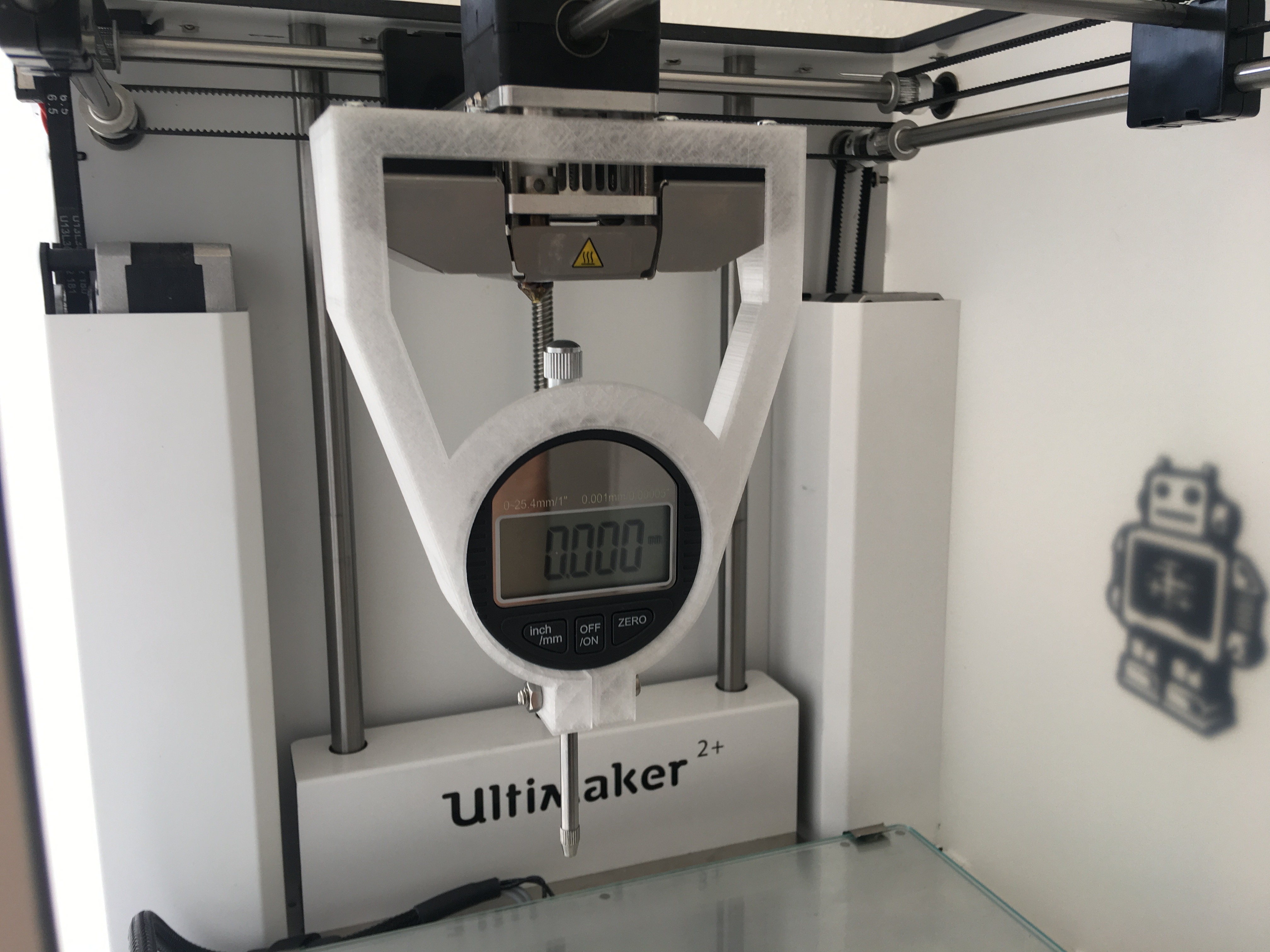 Messuhrhalter Ultimaker2+ / measure gauge holder Ultimaker2+