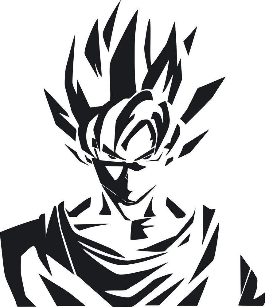 Dragonball Z - Goku Stencil