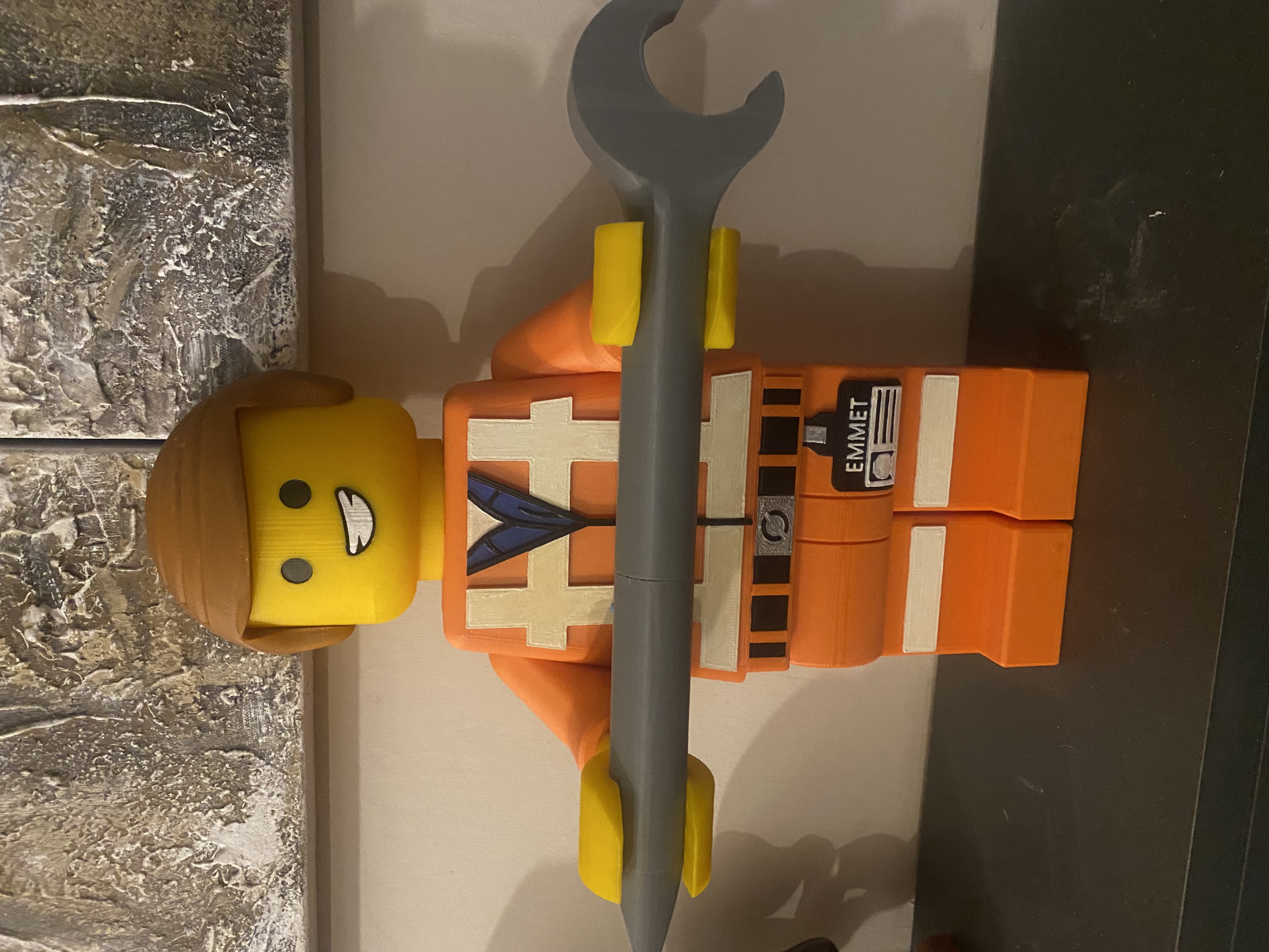 Lego Movie Emmet Toilet Roll / Paper TP Holder
