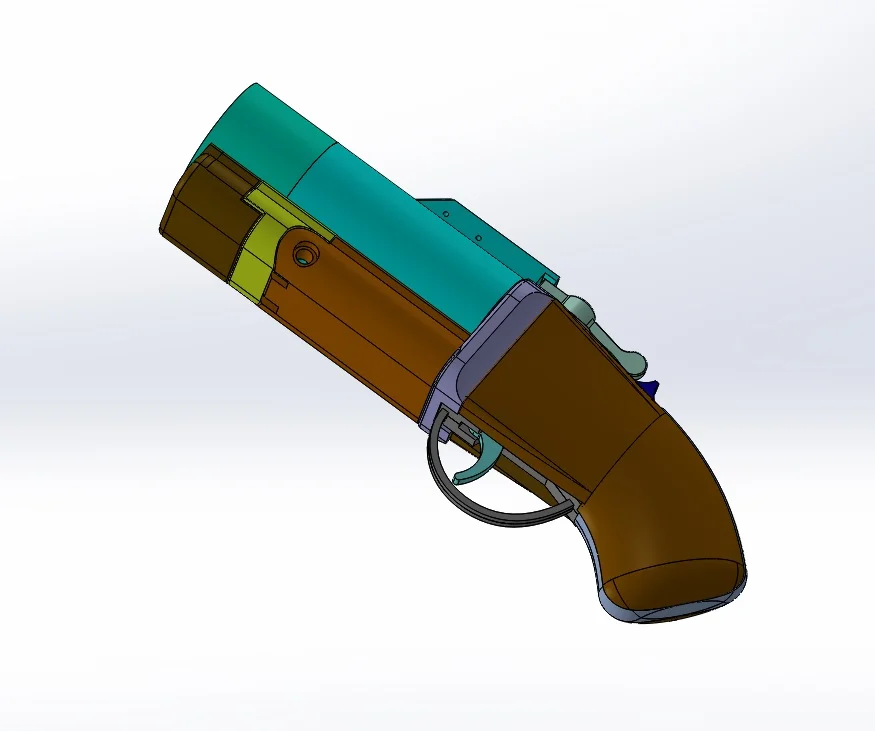 Trigger guard for M79 airsoft grenade launcher