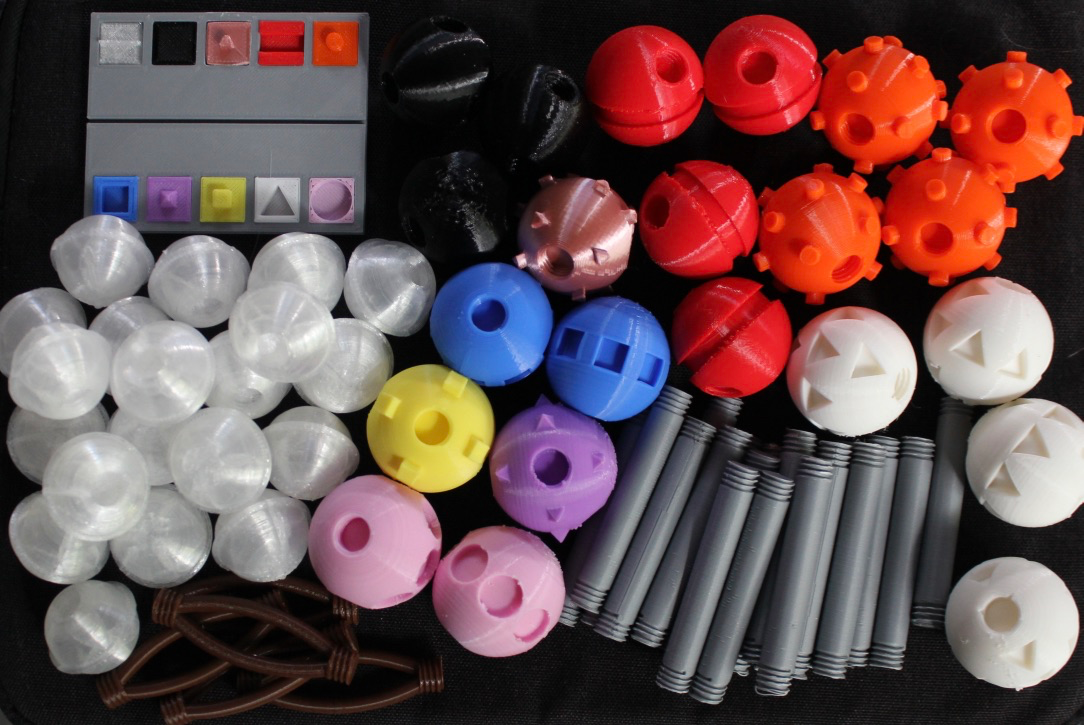 Ball and Stick Model Kit - Textured