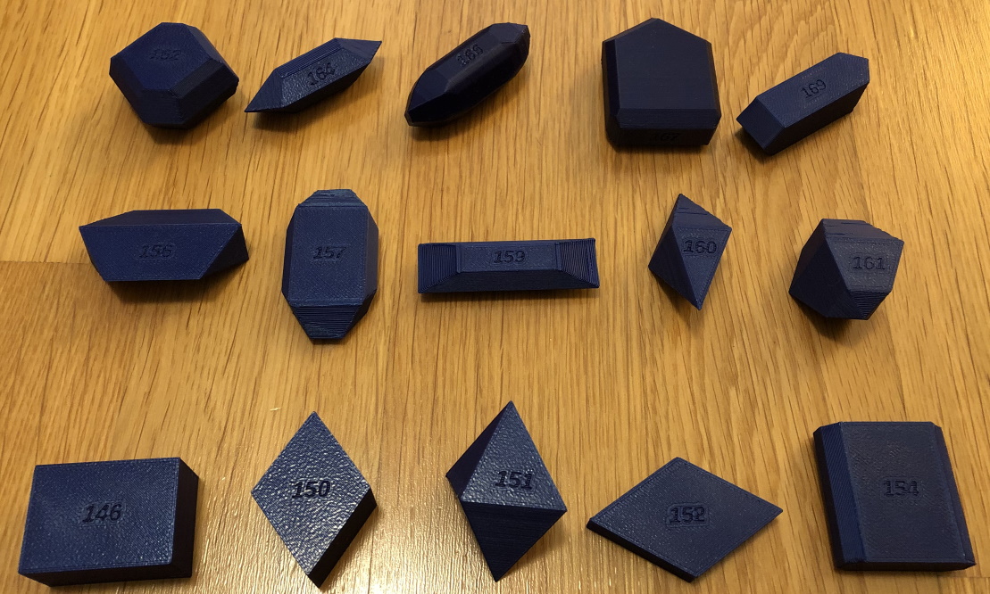 Dana Crystal Models - orthorhombic