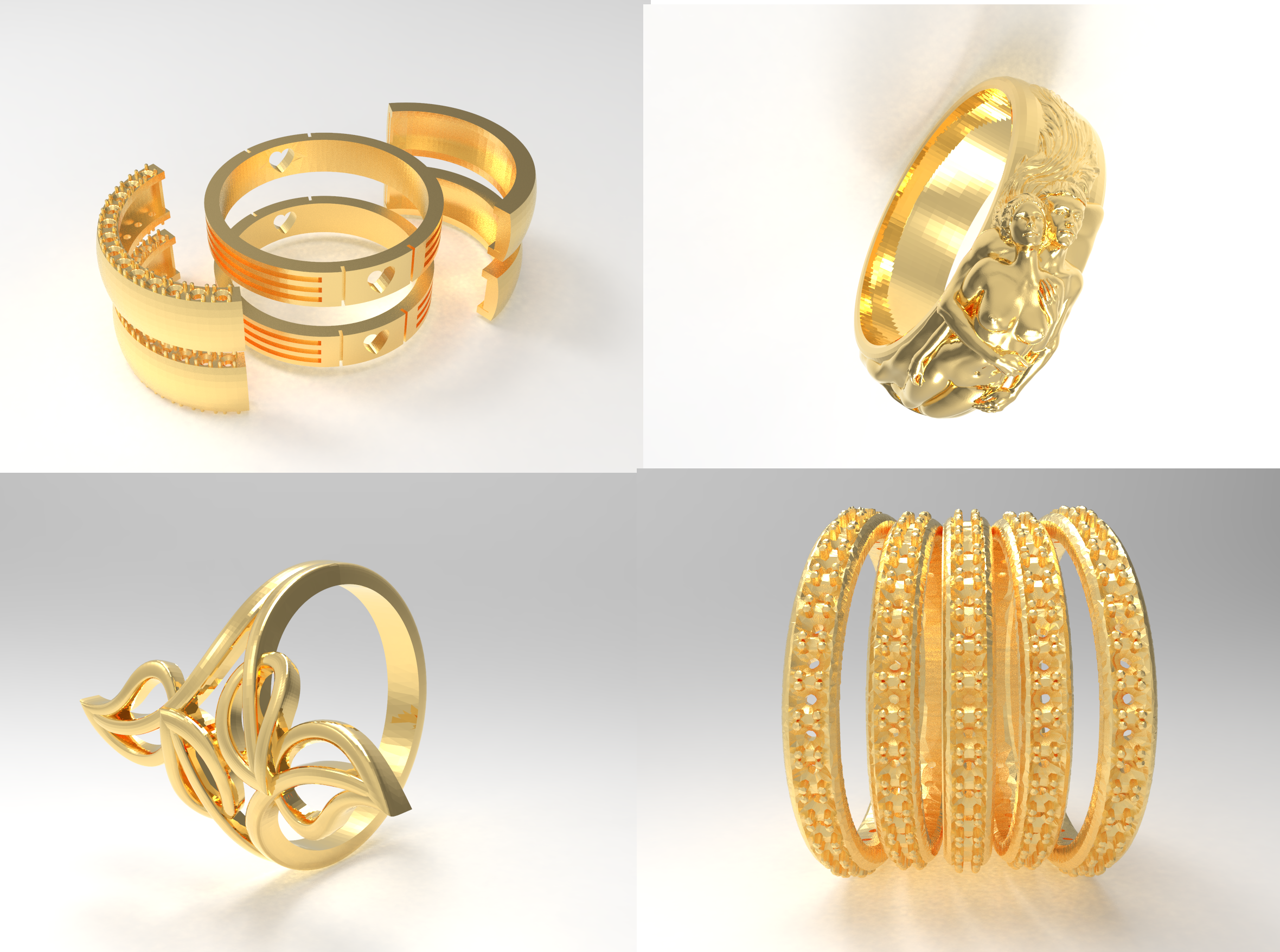Rings pack 2  (Watch for more in Pack 1)