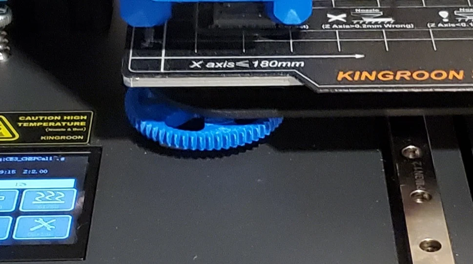 Kingroon KP3s Bed Adjustment Wheel