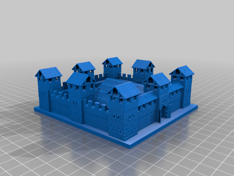 Roman Fort Paperweight in 1:288 Scale