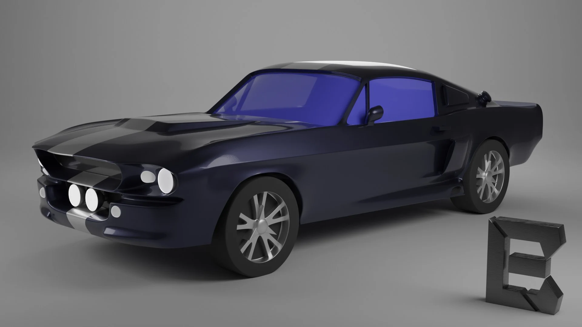 Mustang Shelby GT500 miniature car
