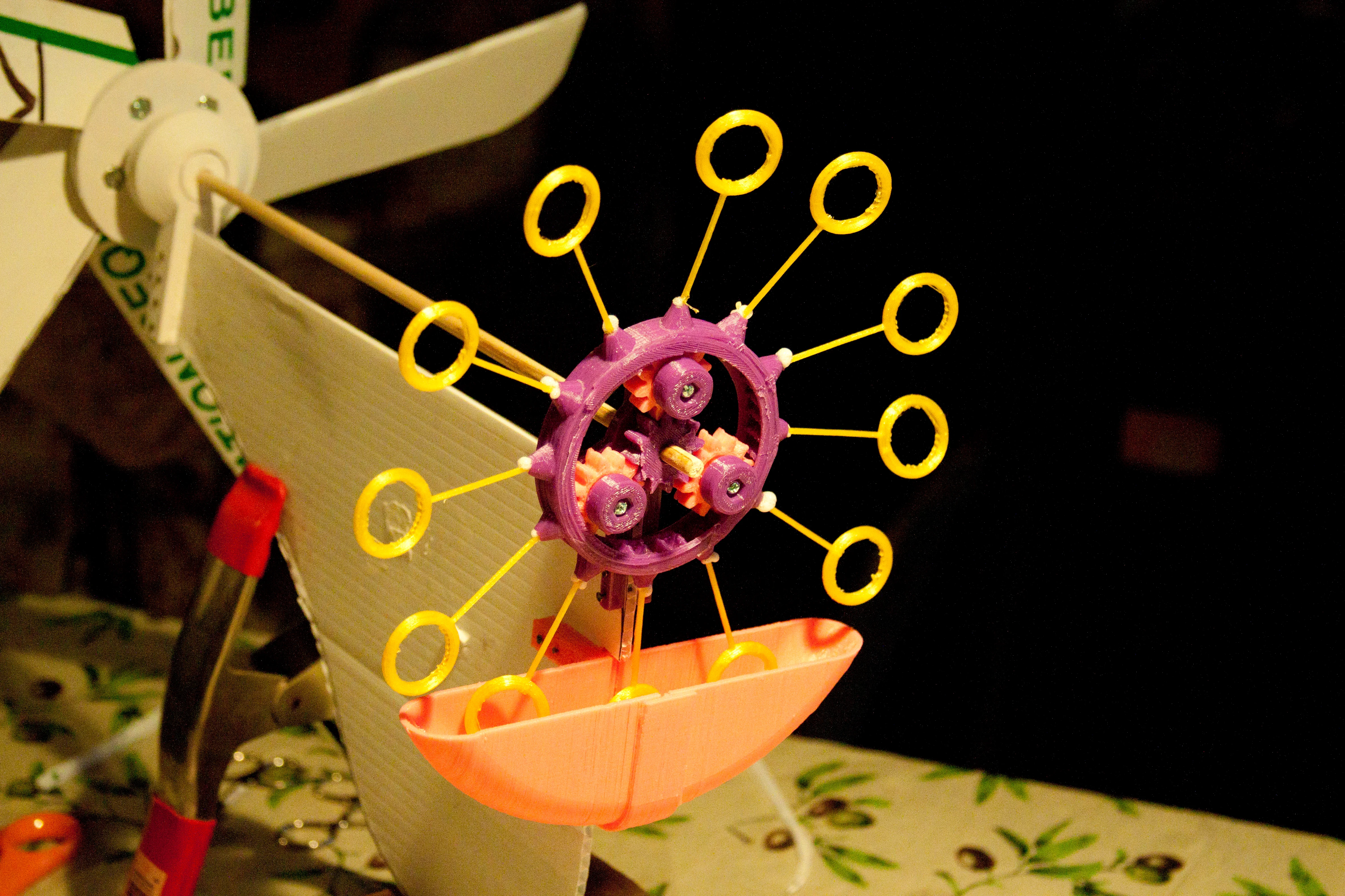 Bubble Blowing Whirligig