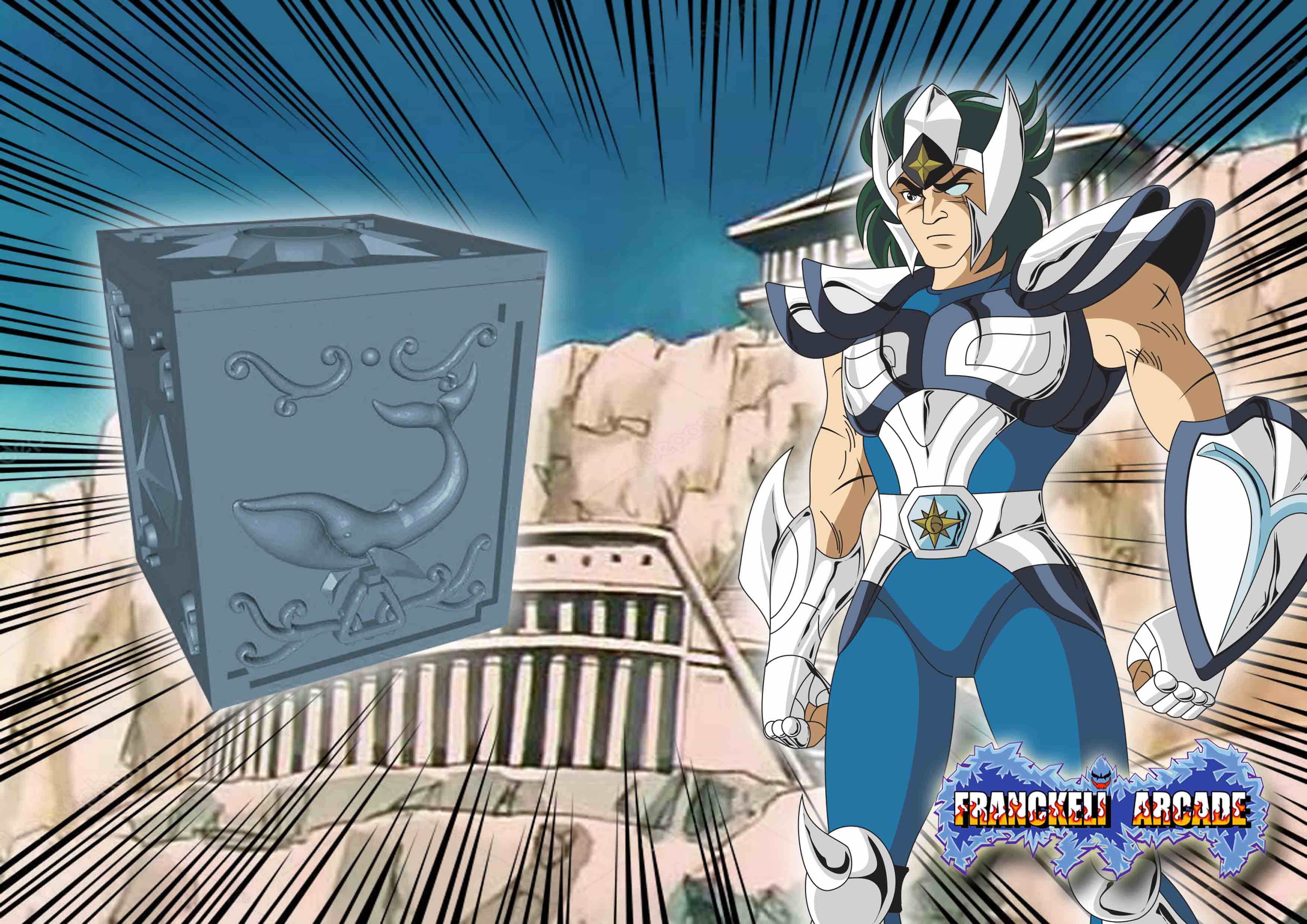 saint seiya ballena plata