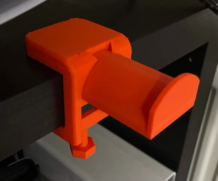 Headset holder desk/kallax clamp