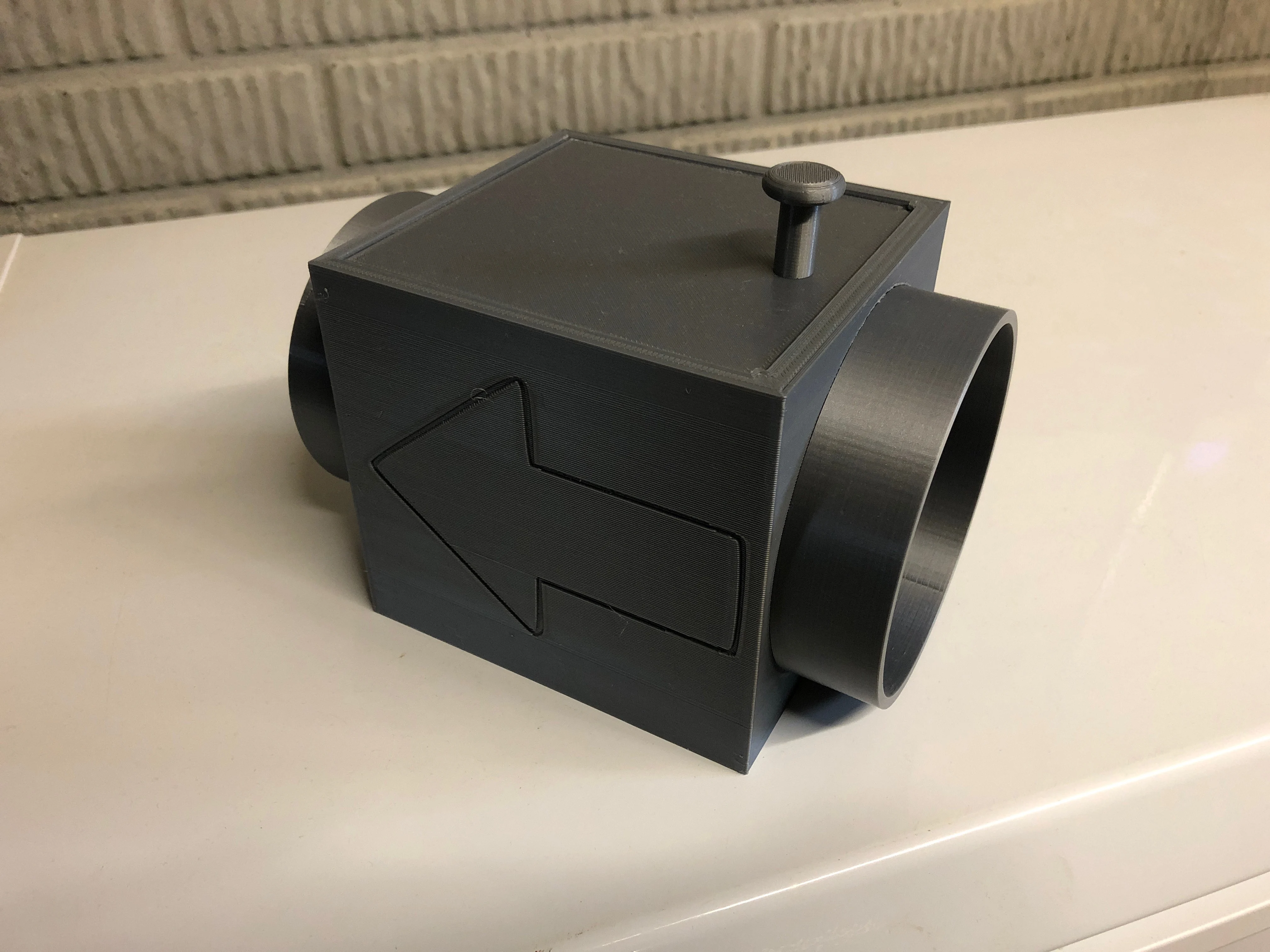 4" dryer vent bypass