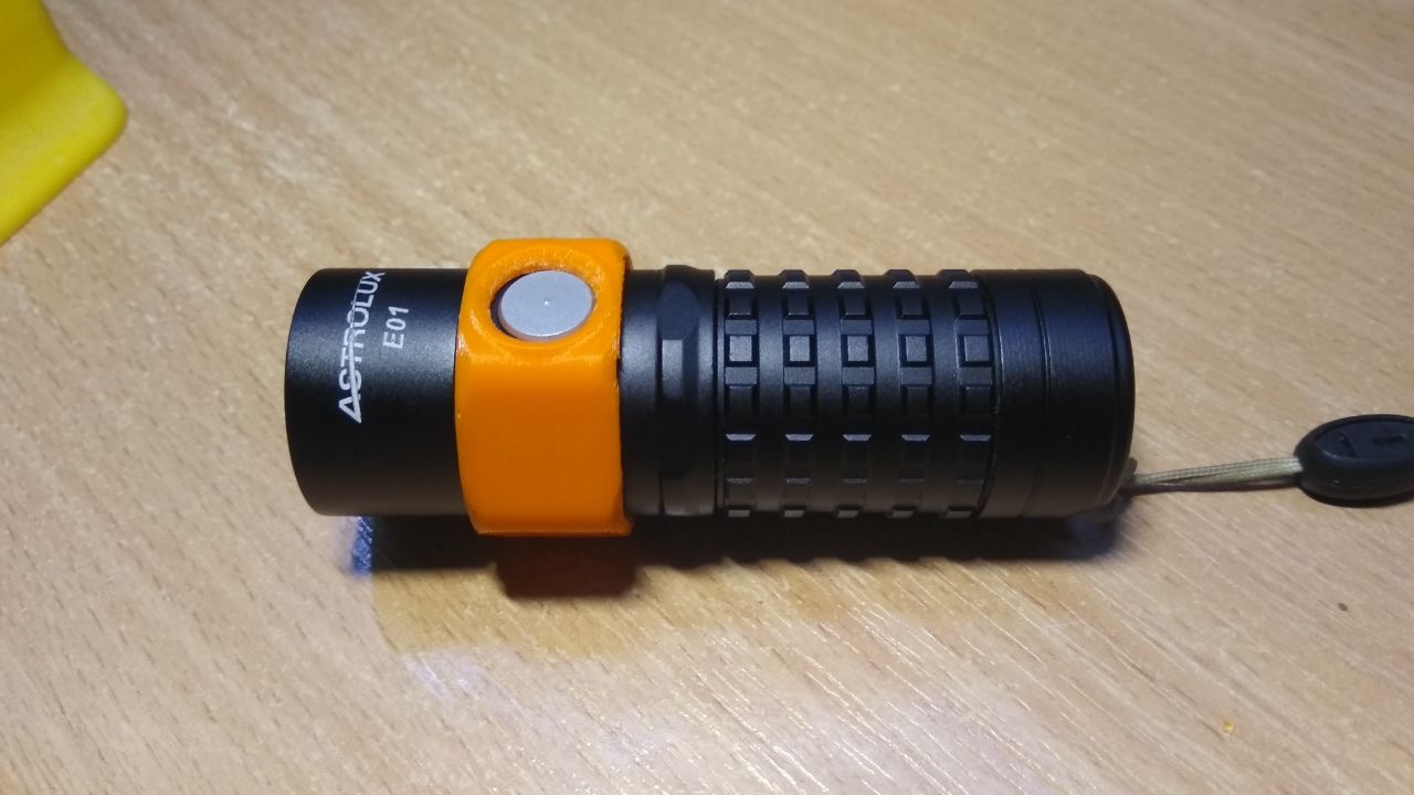 ASTROLUX E01 button protection