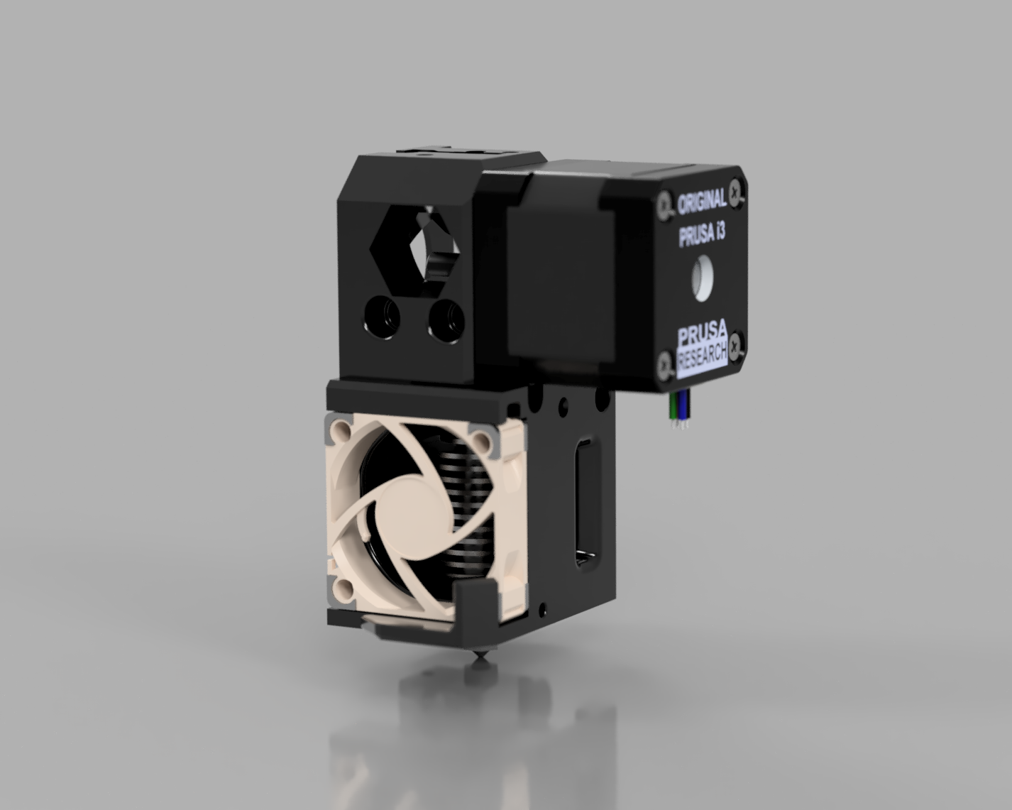 Prusa Mk3 Better Thermal Management Extruder Body