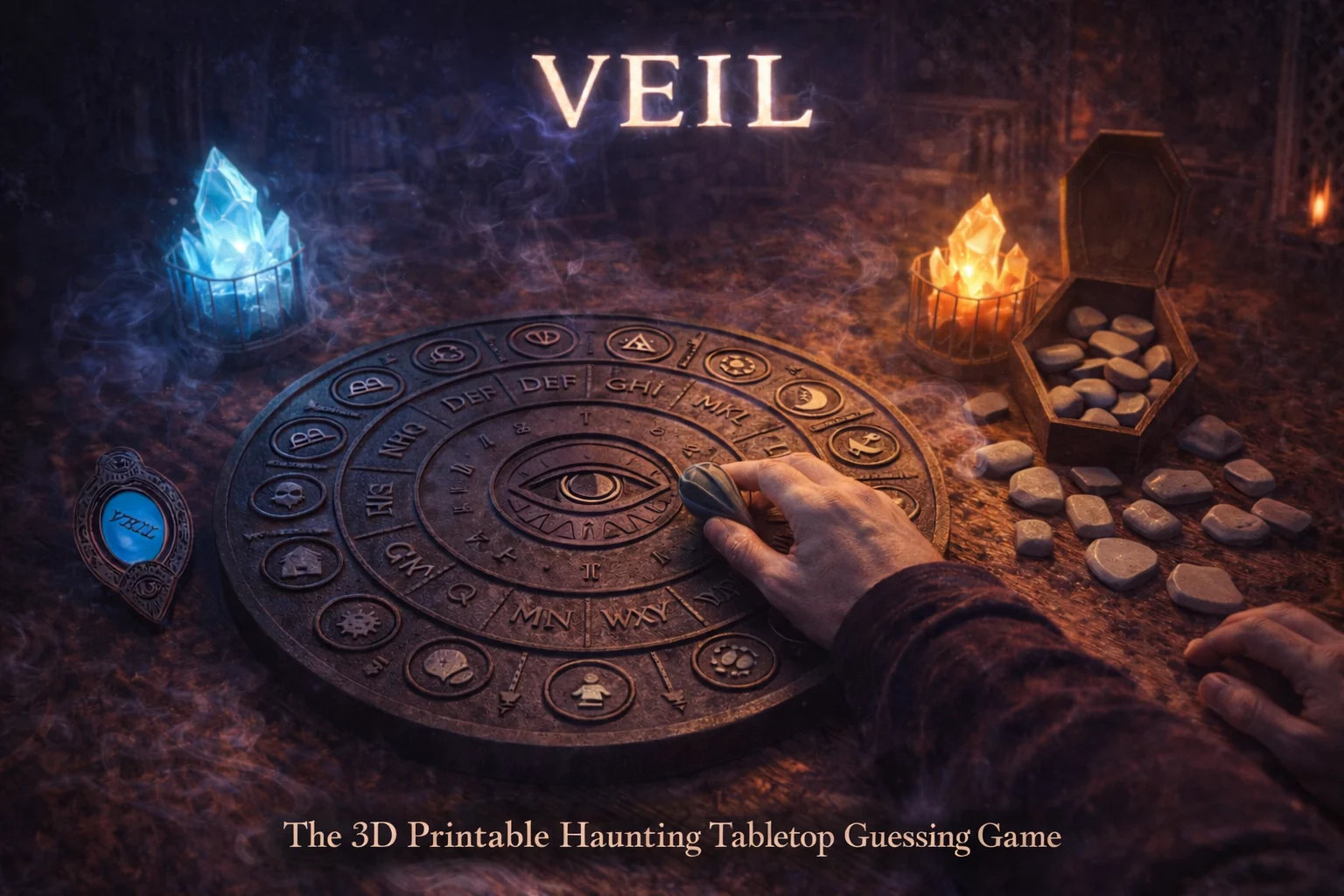 Veil - The 3D Printable Haunting Tabletop Guessing Game