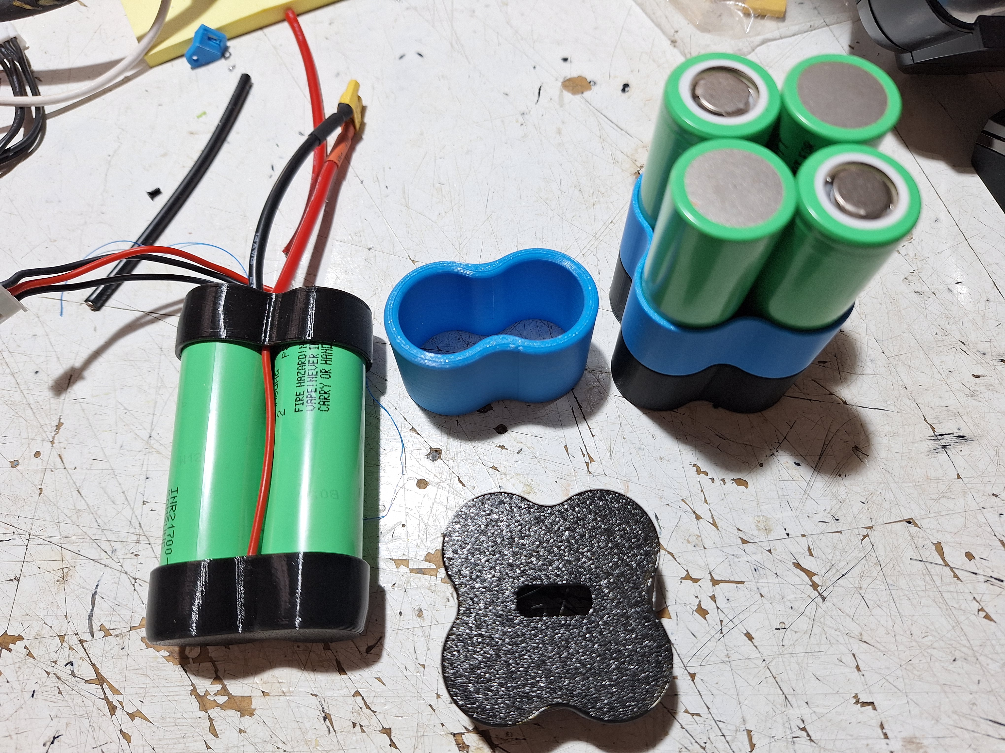 End caps 18650 &21700 battery