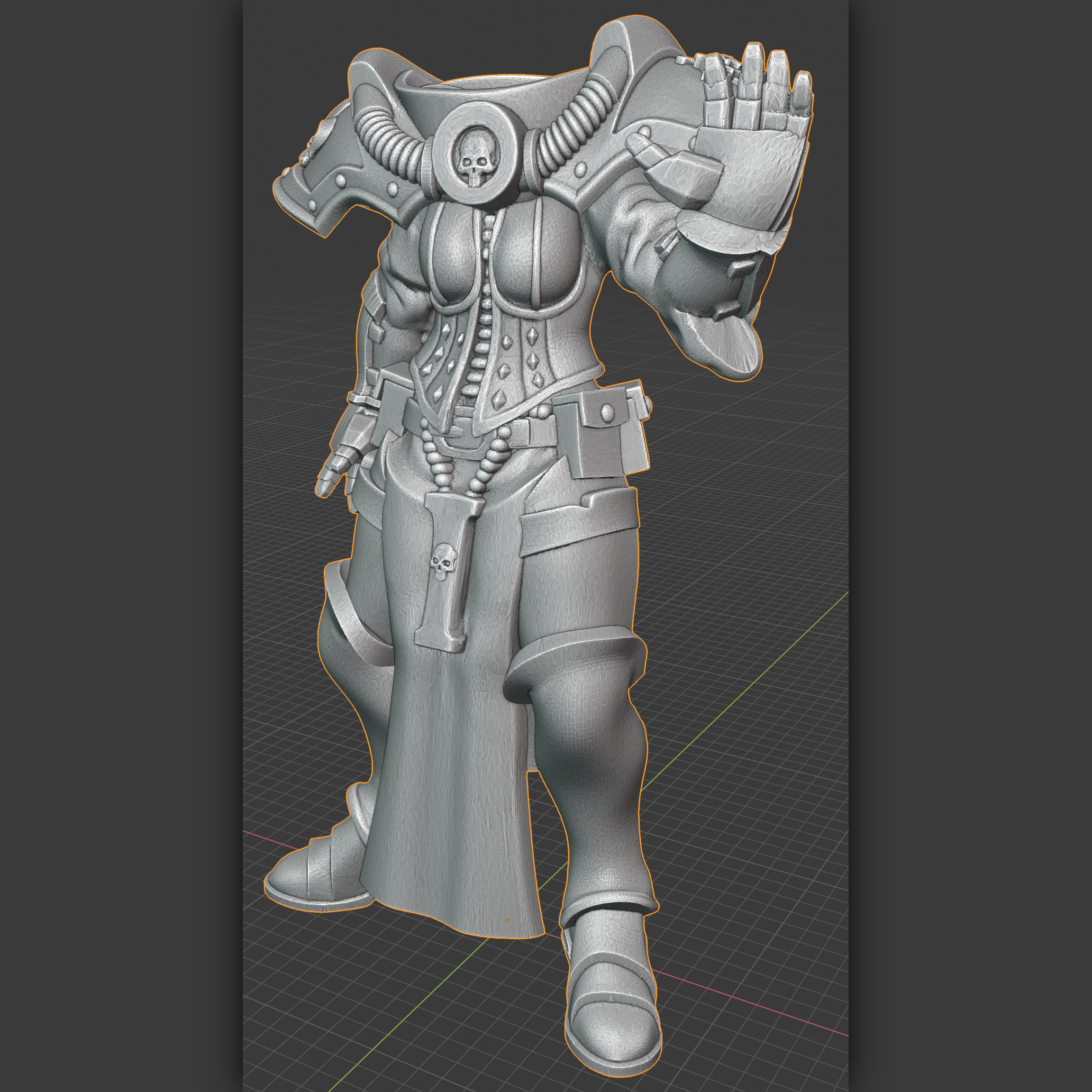 Rigged space nun