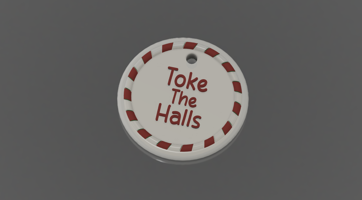 Toke The Halls Ornament