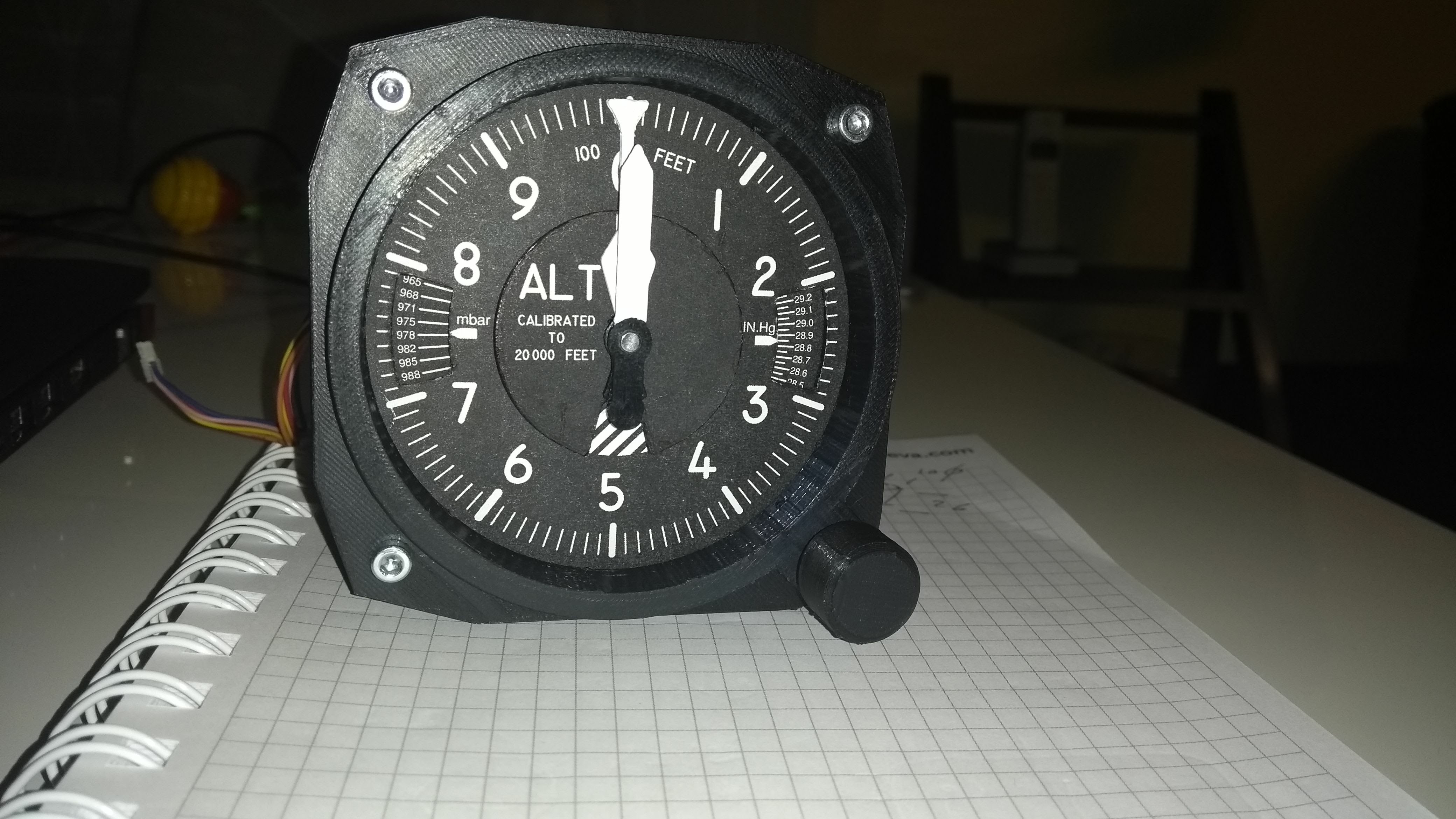 Altimeter for Flight Simulator