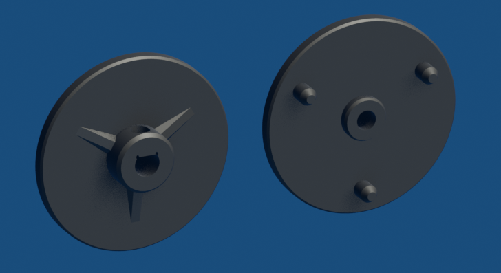 Side Brush Hub for Tennant S5 or S9 (part 9013031)