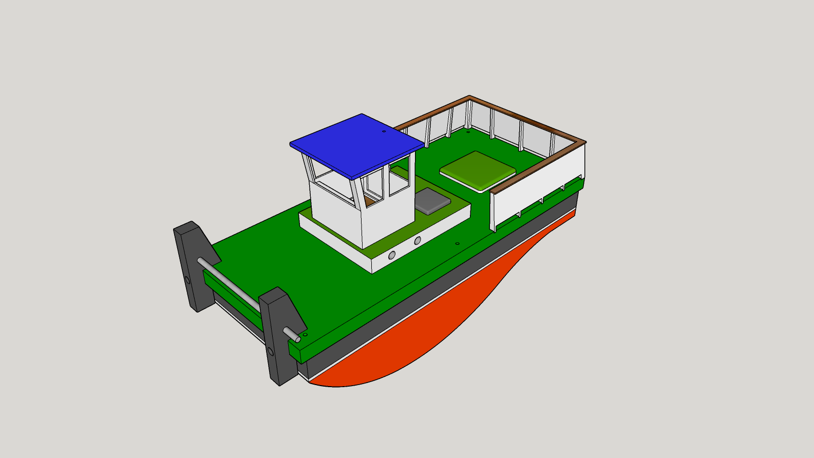 Stringer Tug Boat