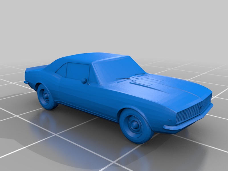 N Scale 67 camaro remix