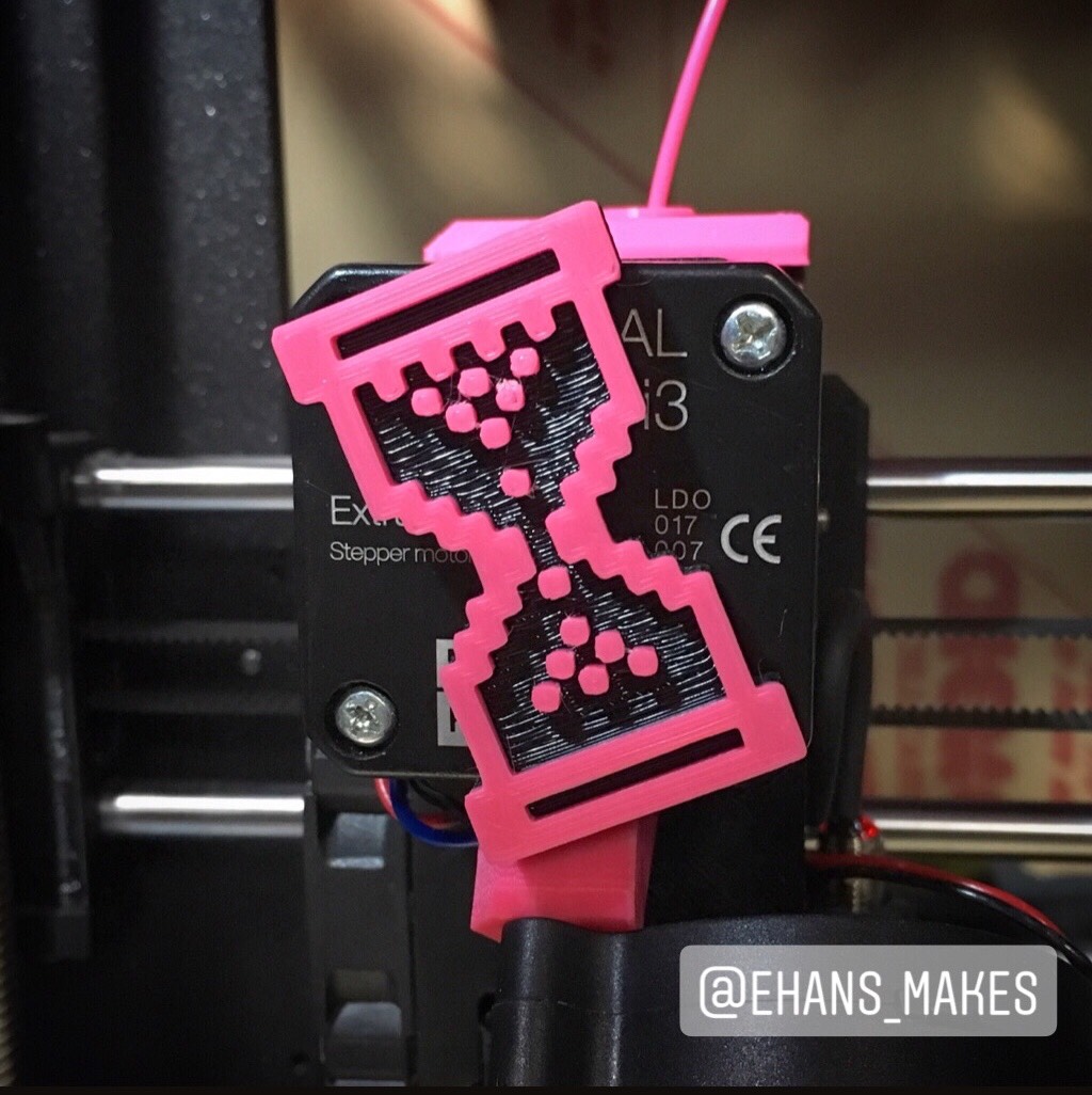 Windows Hourglass Cursor Extruder Visualizer